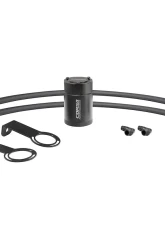 CORSA Performance 1/2 Inch Universal 3 oz Aluminum Oil Catch Can with Mounting Brackets                                     - CC0016 - Image 2