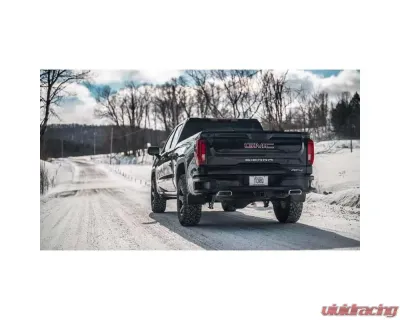 Corsa 3" Catback Sport Sound Level w/Black Tips Chevrolet Silverado Sierra 1500 |GMC Denali 1500 5.3L 147WB 2019-2023 - 21199BPC