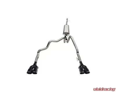 Corsa 3" Catback Sport Sound Level w/Black Tips Chevrolet Silverado Sierra | GMC Denali 6.2L V8 147WB 2019-2023 - 21200BPC