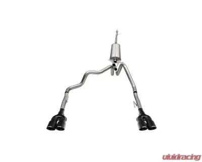 Corsa 3" Catback Sport Sound Level w/Black Tips Chevrolet Silverado 1500| GMC Sierra Denali 6.2L 157WB 2019-2023 - 21201BPC