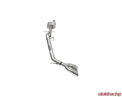 Corsa 2024-2025 Ford Ranger 3in Cat-Back Exhaust 4in Polished Pro-Series Slash Cut Twin Tip - 21246