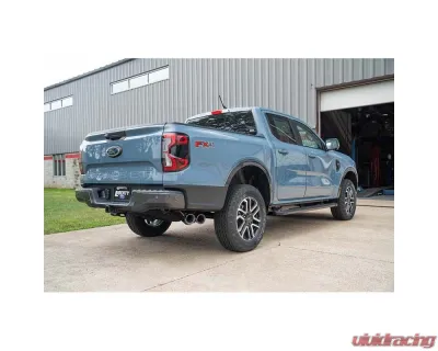 Corsa 2024-2025 Ford Ranger 3in Cat-Back Exhaust 4in Polished Pro-Series Slash Cut Twin Tip - 21246