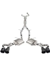 Corsa 2022-24 Caddy CT5 V Blackwing 3in. Cat-Back w/ Act. Exh. - Dbl X-Pipe - Twin 4.5in. BlkCF Tips                                     - 21320CFBLK - Image 3