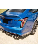 Corsa 2022-24 Cadillac CT5 V Blackwing 3in. Cat-Back w/ Act. Exh. - Dbl X-Pipe - Twin 4.5in. CF Tips                                     - 21320CF - Image 3
