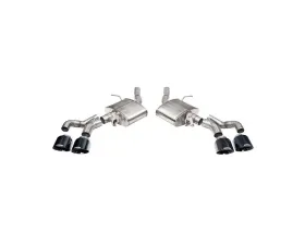 Corsa 22-24 Caddy CT5-V Blackwing 3in Axle-Back - Act. Exh. - Dual Rear Exit - Twin 4.5in Tips - Blk