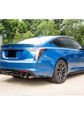 Corsa 22-24 Caddy CT5-V Blackwing 3in Axle-Back - Act. Exh. - Dual Rear Exit - Twin 4.5in Tips - Blk                                     - 21322BLK - Image 2