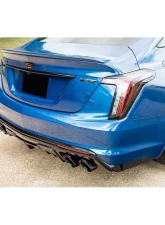 Corsa 22-24 Caddy CT5-V Blackwing 3in Axle-Back - Act. Exh. - Dual Rear Exit - Twin 4.5in Tips - Blk                                     - 21322BLK - Image 3
