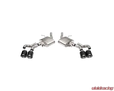 Corsa 22-24 Cadillac CT5-V Blackwing 3in Axle-Back - Act. Exh. - Dual Rear Exit - Twin 4.5inCF Tips - 21322CF