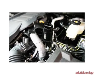 Corsa 2022-2024 Toyota Tundra 4WD 3.4L V6 Aluminum Oil Catch Can w/ Bracket - CC0020