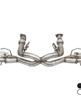 Corsa 3" Catback w/ 4.5" Carbon Fiber Polished Tips Chevrolet Corvette C8 2020-2024                                     - 21105CF - Image 5