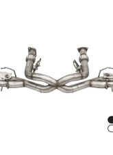Corsa 3" Catback w/ 4.5" Carbon Fiber Black PVD Tips Chevrolet Corvette C8 2020-2024                                     - 21105CFBLK - Image 5
