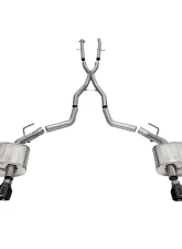 Corsa 2.5" Xtreme Dual Rear Exit Catback w/ 4.5" Black PVD Single Tips Dodge Durango 5.7L 2011-2024                                     - 21186BLK - Image 5