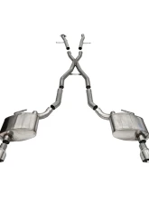 Corsa 2.5" Xtreme Dual Rear Exit Catback w/ 4.5" Polished Single Tips Jeep Grand Cherokee 5.7L 2011-2021                                     - 21187 - Image 3