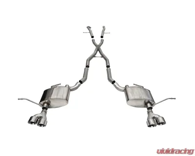 Corsa 2.5" Xtreme Dual Rear Exit Catback w/ 4.0" Polished Twin Tips Jeep Grand Cherokee 5.7L 2014-2021 - 21188
