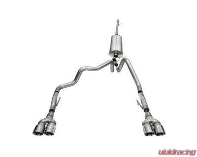 Corsa 3" Sport Dual Rear Exit Catback w/ 4" Polished Twin Tip Chevrolet Silverado ZR2 1500 | GMC Sierra AT4X 1500 2022-2024 - 21238