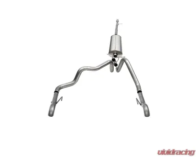 Corsa 3" Sport Dual Rear Exit Cat-Back w/ Turndown Tips Chevrolet Silverado ZR2 1500 | GMC Sierra AT4X 1500 2022-2024 - 21239
