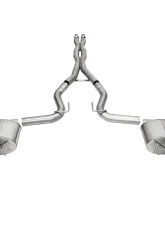 Corsa 3" Xtreme Catback w/ 4.5" Black PVD Straight Cut Flat Tips Ford Mustang GT Coupe 2024                                     - 21251BLK - Image 3