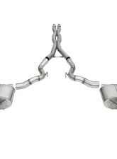Corsa 3" Xtreme Catback w/ 4.5" Polished Pro-Series Slash Tips Ford Mustang GT Convertible 2024                                     - 21270 - Image 3