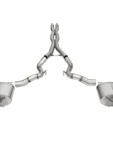 Corsa 3" Xtreme Catback w/ 4.5" Black PVD Pro-Series Slash Tips Ford Mustang GT Convertible 2024                                     - 21270BLK - Image 3