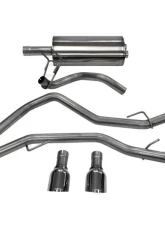Corsa Polished Xtreme 3.0" Catback 4.5" Single Tips RAM 1500 2009-2023                                     - 21139 - Image 2