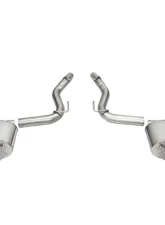 Corsa Touring 3.0" Dual Rear Exit Axle-Back Exhaust System w/ 4.5" Polished Straight Cut Carbon Fiber Tips Ford Mustang GT 2024                                     - 21257CF - Image 3