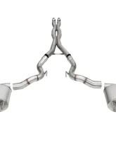 Corsa 3.0" Dual Rear Exit Catback Exhaust System w/ 4.5" Polished Straight Cut Tips Ford Mustang GT 2024                                     - 21275 - Image 3