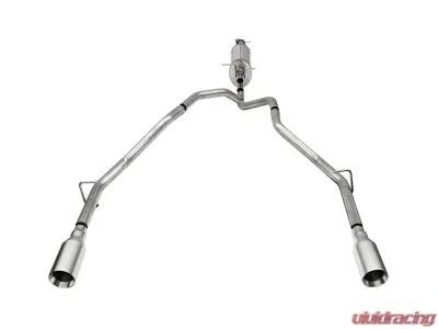 Corsa 2.5inch Stainless Steel Sport Catback RSC No Drone Technology Dual Rear Exit w/ 5.0inch Polished Tips RAM 1500 2025 - 21309