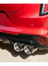 Corsa 3" Catback Exhaust Double X-Pipe w/ Dual Mode Active Exhaust Dual Rear Exit w/ Twin 4.5" Polished Carbon Tips Cadillac CT4 V Blackwing 2022-2025                                     - 21317CF - Image 3