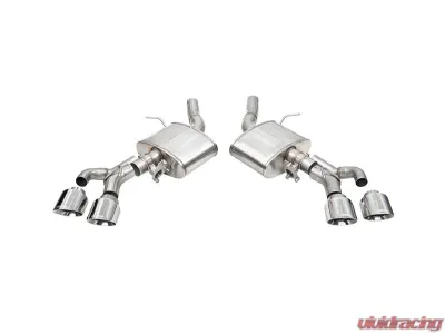 Corsa 3" Axle-Back Exhaust w/ Dual Mode Active Exhaust Dual Rear Exit w/ Twin 4.5" Polished Pro Series Tips Cadillac CT4 V Blackwing 2022-2025 - 21319