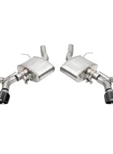 Corsa 3" Axle-Back Exhaust w/ Dual Mode Active Exhaust Dual Rear Exit w/ Twin 4.5" Black PVD Pro Series Tips Cadillac CT4 V Blackwing 2022-2025                                     - 21319BLK - Image 3