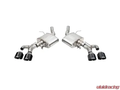 Corsa 3" Axle-Back Exhaust w/ Dual Mode Active Exhaust Dual Rear Exit w/ Twin 4.5" Black PVD Pro Series Tips Cadillac CT4 V Blackwing 2022-2025 - 21319BLK