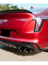 Corsa 3" Axle-Back Exhaust w/ Dual Mode Active Exhaust Dual Rear Exit w/ Twin 4.5" Black PVD Pro Series Tips Cadillac CT4 V Blackwing 2022-2025                                     - 21319BLK - Image 2