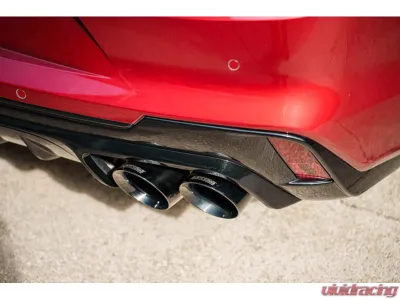 Corsa 3" Axle-Back Exhaust w/ Dual Mode Active Exhaust Dual Rear Exit w/ Twin 4.5" Black PVD Pro Series Tips Cadillac CT4 V Blackwing 2022-2025 - 21319BLK