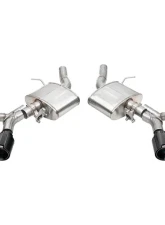 Corsa 3" Axle-Back Exhaust w/ Dual Mode Active Exhaust Dual Rear Exit w/ Twin 4.5" Black PVD Carbon Tips Cadillac CT4 V Blackwing 2022-2025                                     - 21319CFBLK - Image 3