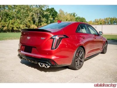 Corsa 3" Axle-Back Exhaust w/ Dual Mode Active Exhaust Dual Rear Exit w/ Twin 4.5" Polished Pro Series Tips Cadillac CT4 V Blackwing 2022-2025 - 21319