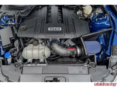 Corsa Performance Matte Forged Carbon Fiber Air Intake w/ MaxFlow 5 Oiled Filtration Ford Mustang GT 2018-2023 - 44006-MF