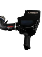Corsa Performance Closed Box Air Intake w/ Matte Forged Carbon Fiber Air Duct and DryTech 3D Dry Filter Ford Mustang GT 2018-2023                                     - 44007-MF - Image 2