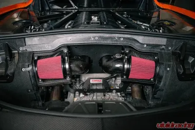 Corsa Performance Dual Path Carbon Fiber Air Intake System w/ DryTech Filtration Chevrolet Corvette C8 Z06 2023-2025 - 44012D