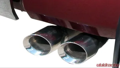 Corsa Performance 3.0" Cat-Back Sport Single Side Exit Exhaust 4.0" Polished Tips 11-Present Toyota Tundra Double Cab/Crew Max 5.7L V8 145.7" WB Stainless Steel - 14916