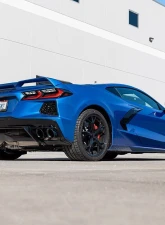 Corsa Performance 3.0" Cat-Back 4 Valve Dual Rear Exit NPP Exhaust System w/4.5" Polished Pro-Series Tips 20-25 Chevrolet Corvette                                     - 21100 - Image 2