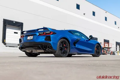 Corsa Performance 3.0" Cat-Back 4 Valve Dual Rear Exit NPP Exhaust System w/4.5" Polished Pro-Series Tips 20-25 Chevrolet Corvette - 21100