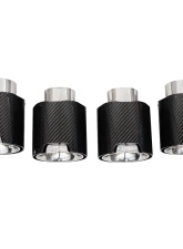 Corsa Performance C8 Corvette 4.5" Carbon Fiber Polished Exhaust Tip Kit (4 Tips) 20-25 Chevrolet Corvette C8                                     - 21109CF - Image 5