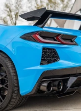 Corsa Performance C8 Corvette 4.5" Carbon Fiber Polished Exhaust Tip Kit (4 Tips) 20-25 Chevrolet Corvette C8                                     - 21109CF - Image 4