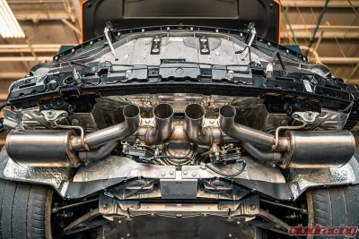 Corsa Performance 3.0" Track Series Muffler Delete Cat-Back Exhaust System 23-25 Chevrolet Corvette C8 Z06 - 21113