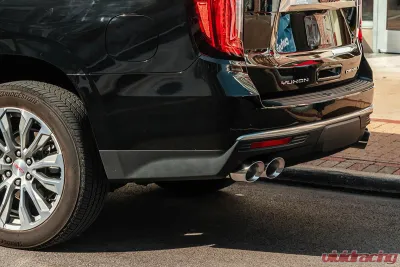 Corsa Performance 3.0" to 2.75" Dual Rear Exit Cat-Back Exhaust System w/Twin 4.0" Black Tips 21-25 Chevrolet Suburban/2021-2025 GMC Yukon XL 134.1" Wheel Base - 21128BLK