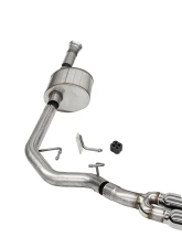 Corsa Performance 3.0" Front of Tire Exit Cat-Back Exhaust System w/Twin 3.5" Pro Series Tips Xtreme Sound Level: 21-25 Ford F-150 141" Wheel Base                                     - 21144 - Image 4