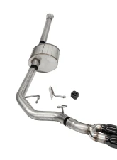 Corsa Performance 3.0" Front of Tire Exit Cat-Back Exhaust System w/Twin 3.5" Pro Series Black Tips Xtreme Sound Level: 21-25 Ford F-150                                     - 21150BLK - Image 5