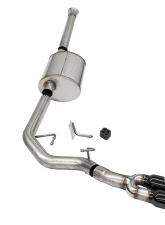 Corsa Performance 3.0" Front of Tire Exit Cat-Back Exhaust System w/Twin 3.5" Pro Series Black Tips 21-25 Ford F-150 EcoBoost                                     - 21168BLK - Image 5