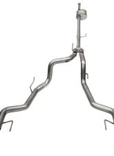 Corsa Performance 3.0" to 2.75" Dual Rear Exit Cat-Back Exhaust System w/4.0" Black PVD Straight Cut Tips Xtreme Sound Level: 22-25 Ford F-150 Tremor 145" Wheel Base                                     - 21183BLK - Image 6