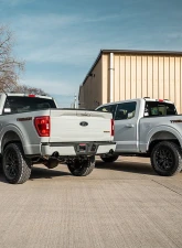 Corsa Performance 3.0" to 2.75" Dual Rear Exit Cat-Back Exhaust System w/4.0" Black PVD Straight Cut Tips Xtreme Sound Level: 22-25 Ford F-150 Tremor 145" Wheel Base                                     - 21183BLK - Image 2